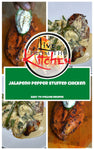 Jalapeno pepper stuffed chicken