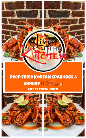 Deep Fried Korean Crab Legs & Shrimp!